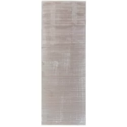 Alternative view of Feizy Melina Striated 3400F Grey Area Rug