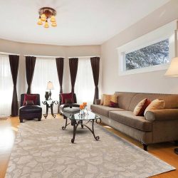 Alternative view of Feizy Mali Abstract 8629F Ivory Area Rug