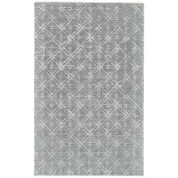 Alternative view of Feizy Manoa Distressed 8353F Grey Area Rug