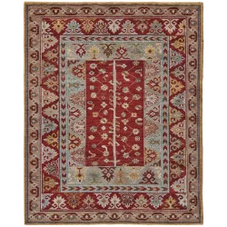 Alternative view of Feizy Piraj Medallion 6451F Red Area Rug