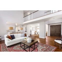 Feizy Piraj Medallion 6453F Red Area Rug