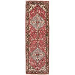 Alternative view of Feizy Piraj Medallion 6453F Red Area Rug
