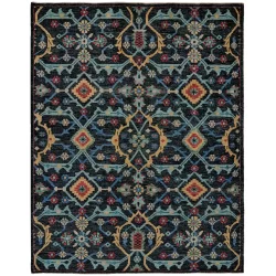 Alternative view of Feizy Piraj Ornamental 6454F Blue Area Rug