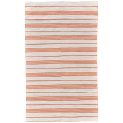 Feizy Duprine Stripes 0560F Orange Area Rug
