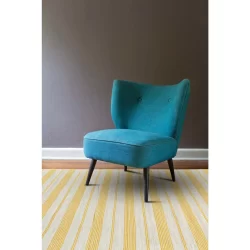 Feizy Duprine Stripes 0560F Yellow Area Rug