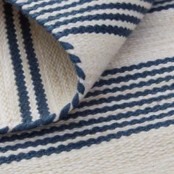 Alternative view of Feizy Duprine Stripes 0560F Blue Area Rug