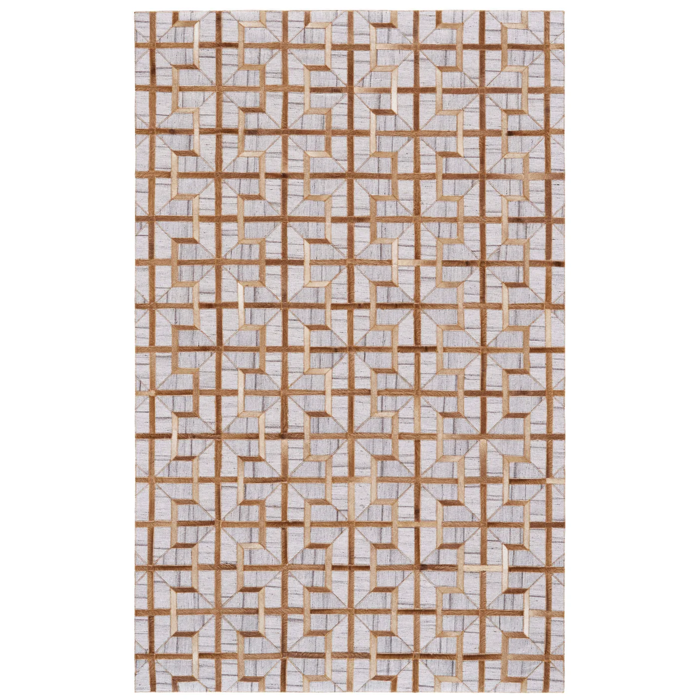 Feizy Fannin Trellis 0756F Brown Area Rug