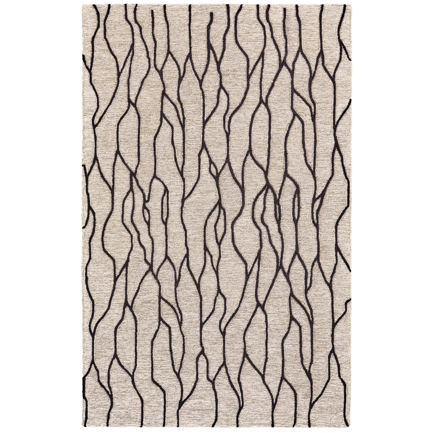 Feizy Enzo Abstract 8734F Taupe Area Rug