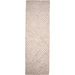Alternative view of Feizy Enzo Maze 8737F Ivory Area Rug