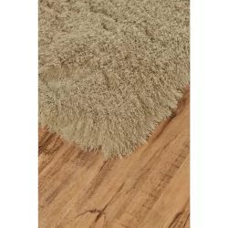 Alternative view of Feizy Harlington Solid Color 4127F Gold Area Rug