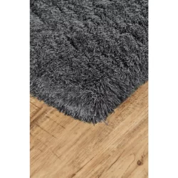 Alternative view of Feizy Harlington Solid Color 4127F Grey Area Rug