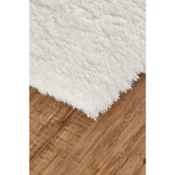 Alternative view of Feizy Harlington Solid Color 4127F White Area Rug