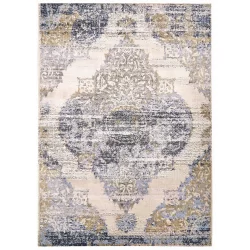 Feizy Marigold Distressed 3831F Blue Area Rug
