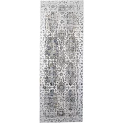 Alternative view of Feizy Marigold Distressed 3832F White Area Rug