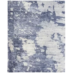 Feizy Emory Abstract 8661F Blue Area Rug