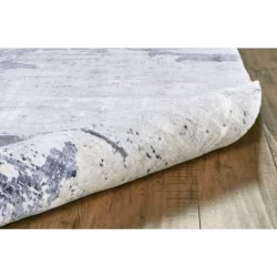 Alternative view of Feizy Emory Abstract 8661F Blue Area Rug