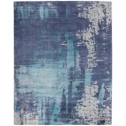 Feizy Emory Abstract 8662F Blue Area Rug