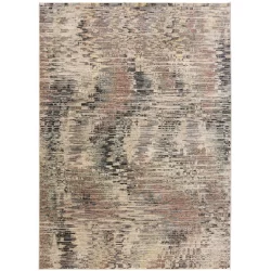 Feizy Greyson Distressed 3580F Grey Area Rug