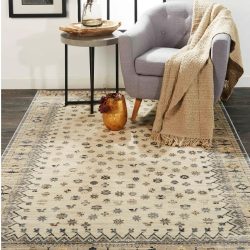 Feizy Greyson Distressed 3913F Beige Area Rug