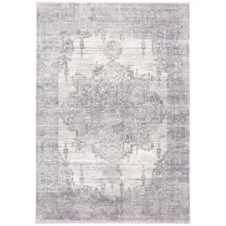 Feizy Cecily Distressed 3586F Grey Area Rug