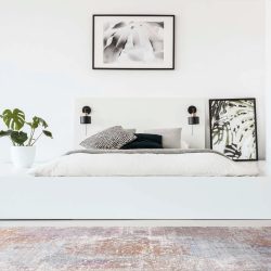 Feizy Cecily Distressed 3586F Gold Area Rug