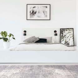 Alternative view of Feizy Cecily Distressed 3586F Grey Area Rug