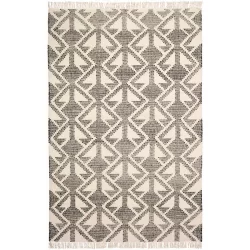 Feizy Savona Graphic 0792F Grey Area Rug