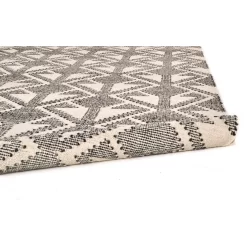 Alternative view of Feizy Savona Graphic 0792F Grey Area Rug
