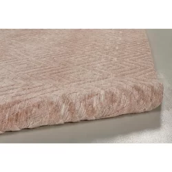 Alternative view of Feizy Colton Geometric 8792F Pink Area Rug