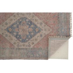 Alternative view of Feizy Caldwell Distressed 8127F Blue Area Rug