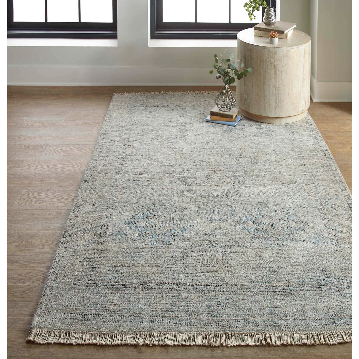 Feizy Caldwell Distressed 8801F Tan Area Rug