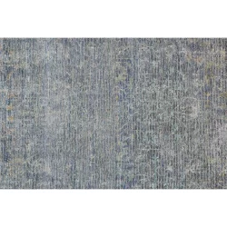 Alternative view of Feizy Caldwell Distressed 8803F Blue Area Rug