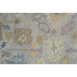Alternative view of Feizy Karina Oushak 6791F Grey Area Rug