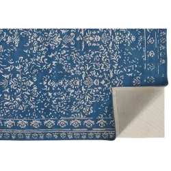 Alternative view of Feizy Bella Ornamental 8014F Blue Area Rug