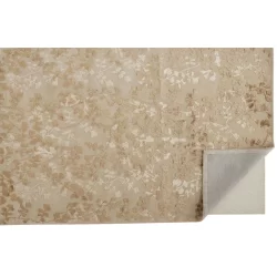 Alternative view of Feizy Bella Floral/Botanical 8832F Gold Area Rug