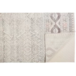 Alternative view of Feizy Payton Geometric 6495F Ivory Area Rug