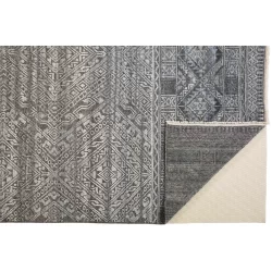Alternative view of Feizy Payton Geometric 6495F Grey Area Rug