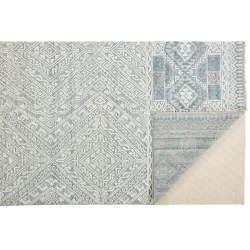 Alternative view of Feizy Payton Geometric 6495F Blue Area Rug
