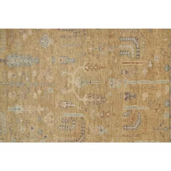 Alternative view of Feizy Carrington Ornamental 6501F Gold Area Rug