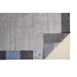 Alternative view of Feizy Legacy Solid Color 6575F Blue Area Rug
