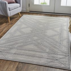 Feizy Braden Geometric I3129 Grey Area Rug