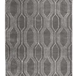 Feizy Hansel Geometric I8036 Grey Area Rug