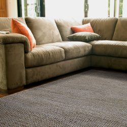 Feizy Durham Solid Color I0526 Grey Area Rug
