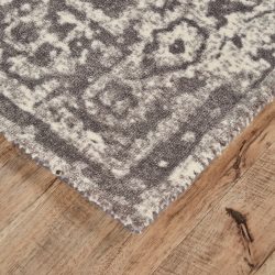 Alternative view of Feizy Boudreau Medallion I8005 Grey Area Rug