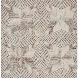 Feizy Isla Geometric I8046 Ivory Area Rug
