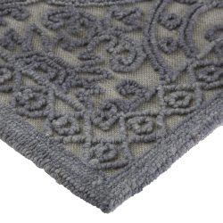 Alternative view of Feizy Isla Geometric I8047 Grey Area Rug