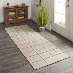 Alternative view of Feizy Jemma Plaid I8053 Beige Area Rug