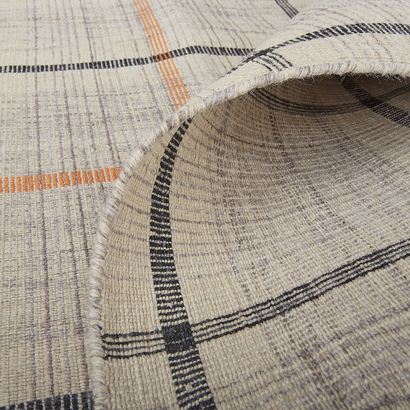 Feizy Jemma Plaid I8053 Beige Area Rug - Image 3