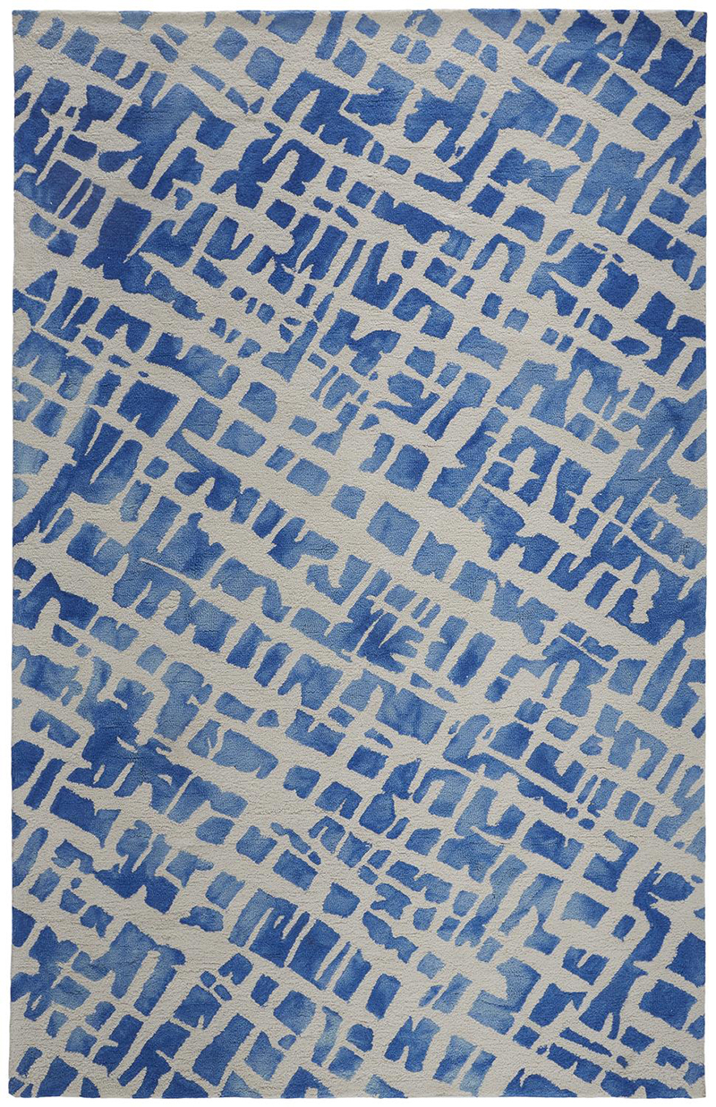 Feizy Camila Abstract I8060 Blue Area Rug - Image 3