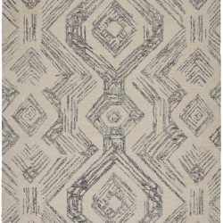 Feizy Helen Geometric I8062 Ivory Area Rug